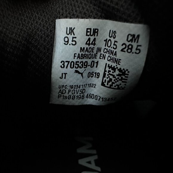 Puma Rebound V6 Low Black & White US Men's 10.5 Sneakers NWOT - Picture 11 of 12